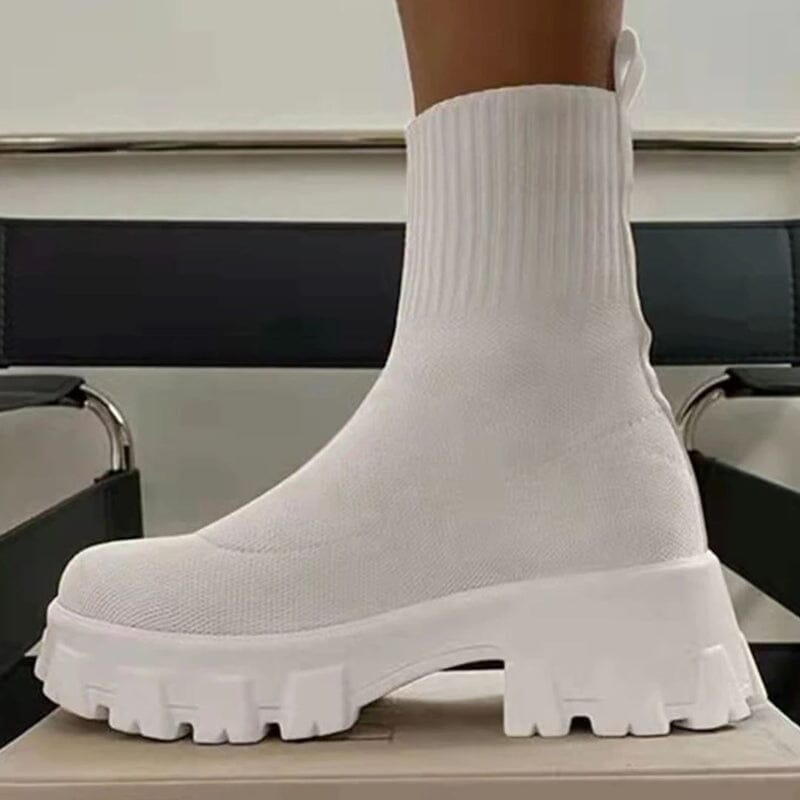 Bota Feminina Coturno FEMININO - CALÇADOS - BOTA COTURNO Dashui