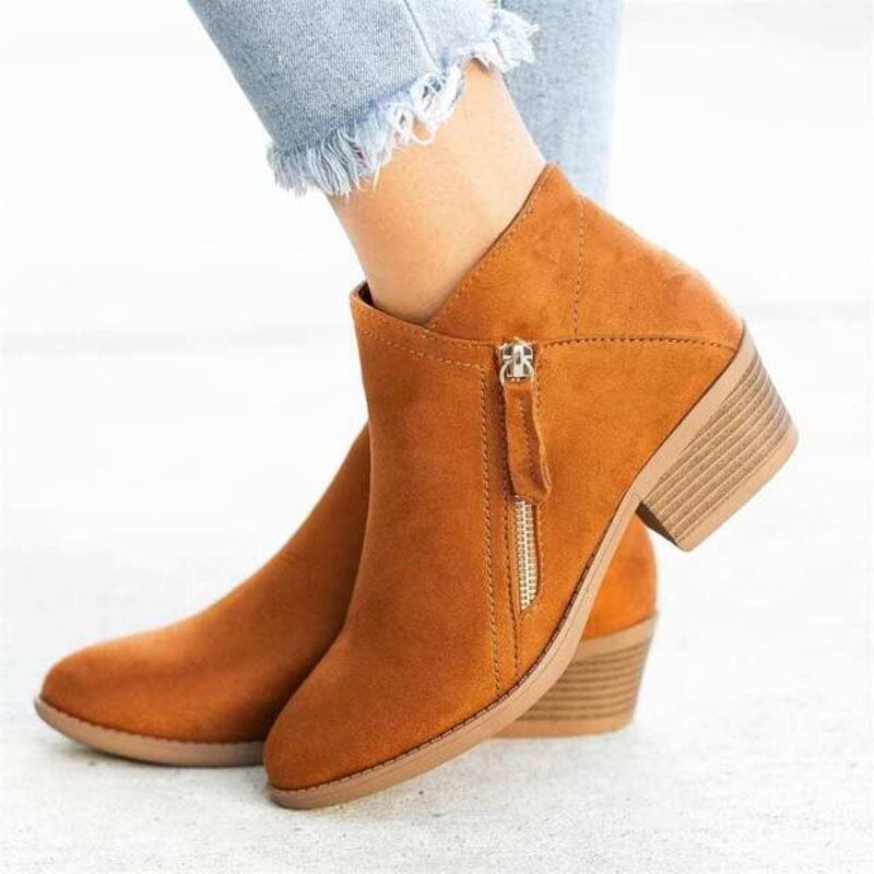 Bota Feminina de Salto FEMININO - CALÇADOS - BOTA DE SALTO Dashui Marrom 35