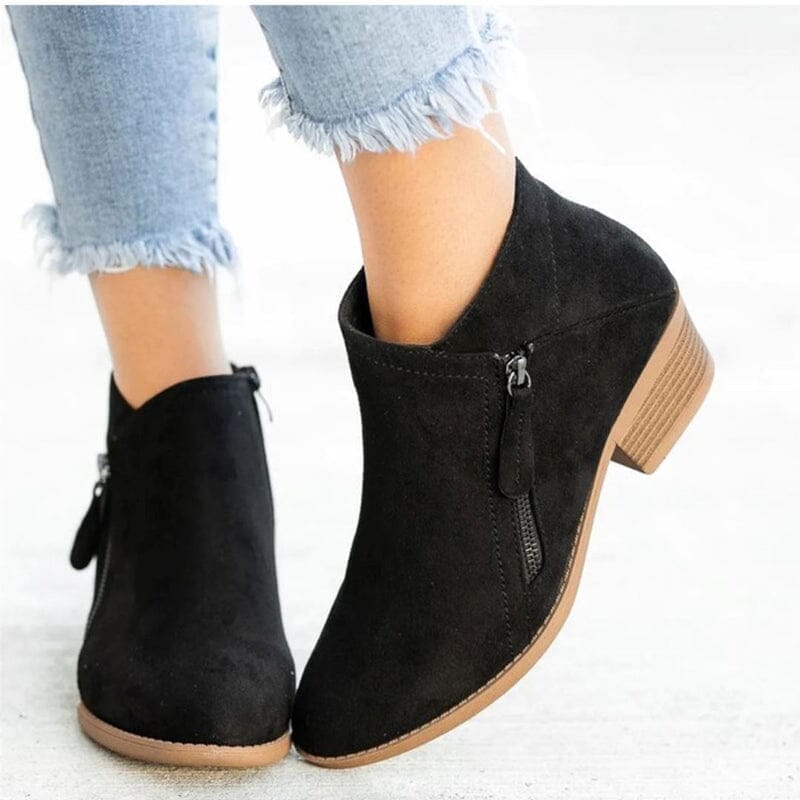 Bota Feminina de Salto FEMININO - CALÇADOS - BOTA DE SALTO Dashui Preto 35