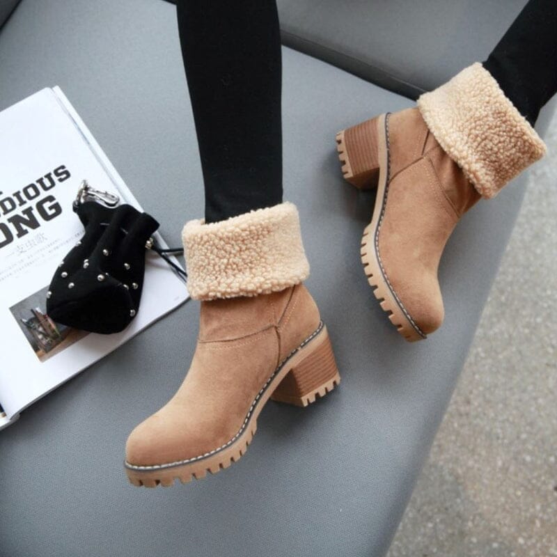 Bota Feminina Dobrável 2 em 1 FEMININO - CALÇADOS - BOTA DOBRÁVEL Dashui