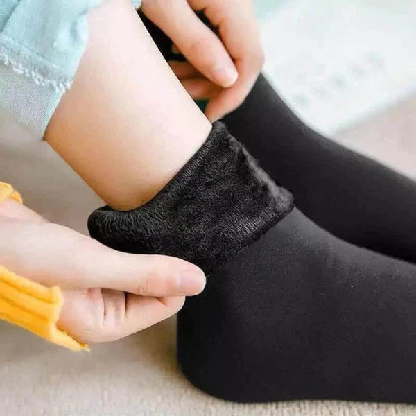 Kit 3 Meias Térmica de Inverno Roupas (Meias 6) Dm Stores 3 Pares Preto