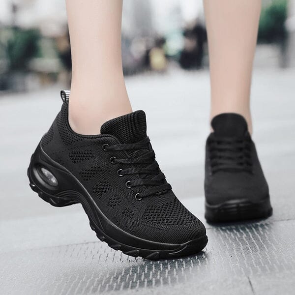 Tênis Ortopédico Anti Impacto - Confort Flex Calçados (Tênis Feminino 10) Dm Stores 33 Preto