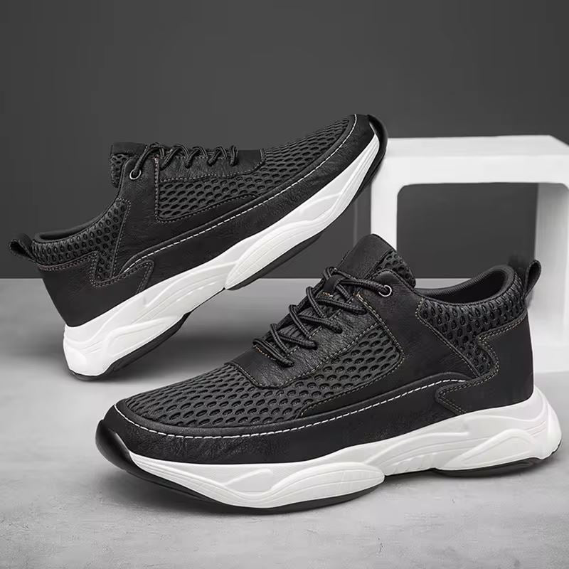 Tênis Respirável Masculino Eleva Altura – Conforto Ortopédico MASCULINO - CALÇADOS - TENIS 11 Dm Stores