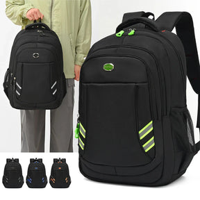 Mochila Unissex Leve para Viagem e Negócios com Alças Ajustáveis e Múltiplos Compartimentos para Uso Diário