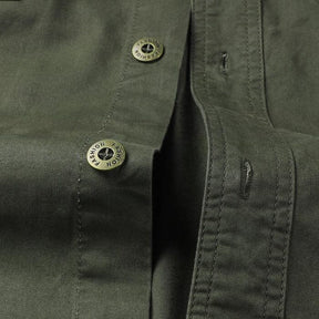 Camisa Comprida Military Com Bolsos, Botões e Design Único Original - Brinde: Relógio A Prova D'Água MASCULINO - ROUPAS - CAMISA 5 Dm Stores 