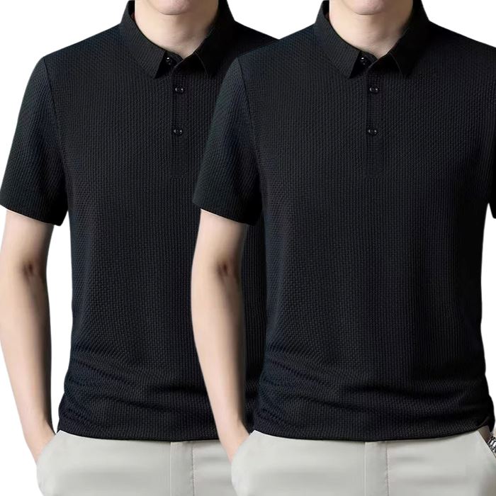 Camisa Polo Brisa Seda Gelo - [Pague 1 Leve 2] MASCULINO - ROUPAS - CAMISA 8 Dm Stores 2 Pretas P 