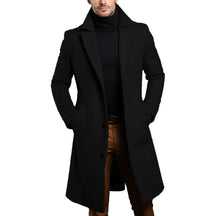 Sobretudo Masculino de Inverno em Mistura de Lã – Estilo Sofisticado