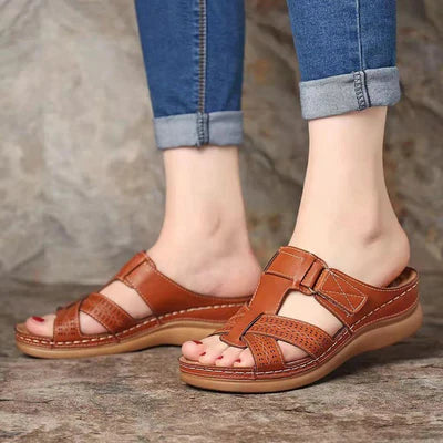Sandália Feminina Ortopédica de Couro | OrthoStyle Calçados (Sandália Feminina 28) Dm Stores 