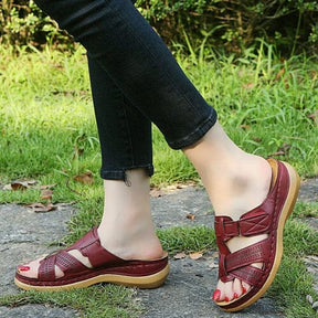 Sandália Feminina Ortopédica de Couro | OrthoStyle Calçados (Sandália Feminina 28) Dm Stores 