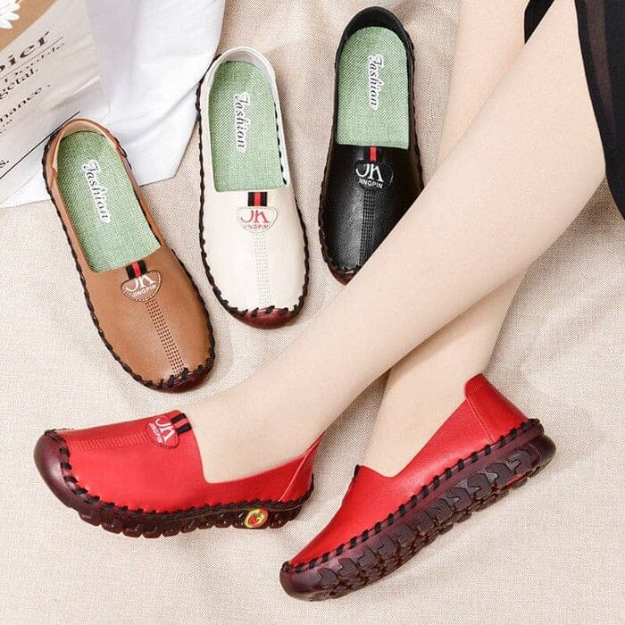 Sapatilha Delicatta Ortopédica - Em Couro FEMININO - CALÇADOS - SAPATILHA 1 Dm Stores 