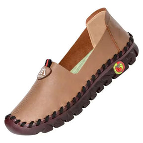 Sapatilha Delicatta Ortopédica - Em Couro FEMININO - CALÇADOS - SAPATILHA 1 Dm Stores Marrom 33 