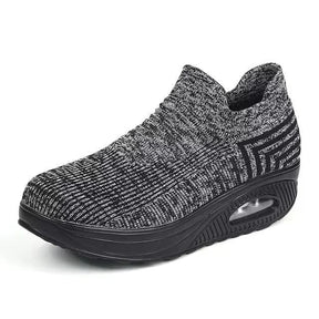 Tênis Feminino Flyknit Tênis 07 Lojas Quinho Cinza 34 
